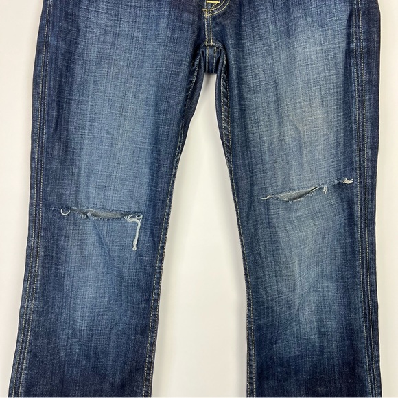 Hudson Jeans Signature Bootcut Flap Pocket Low Rise W170DHA Elm Dark Wash Sz 28 - Picture 6 of 11